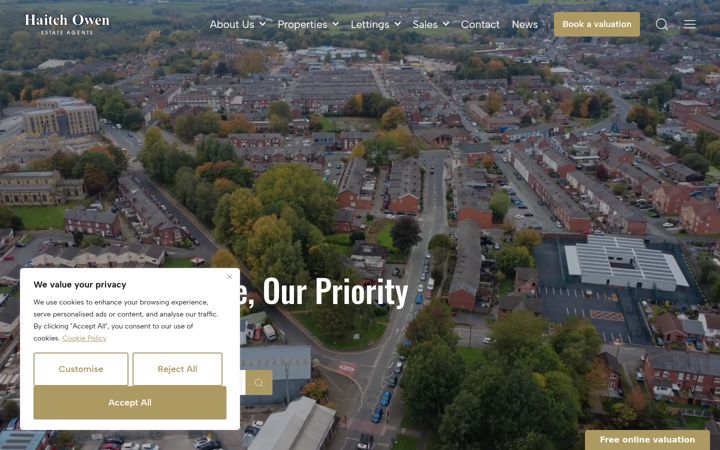 Screenshot of haitchowen.co.uk