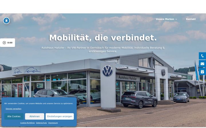Screenshot of haitzler.de