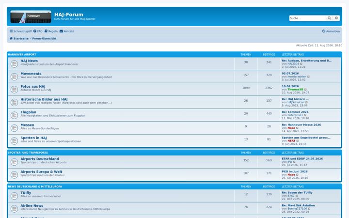 Screenshot of haj-forum.de