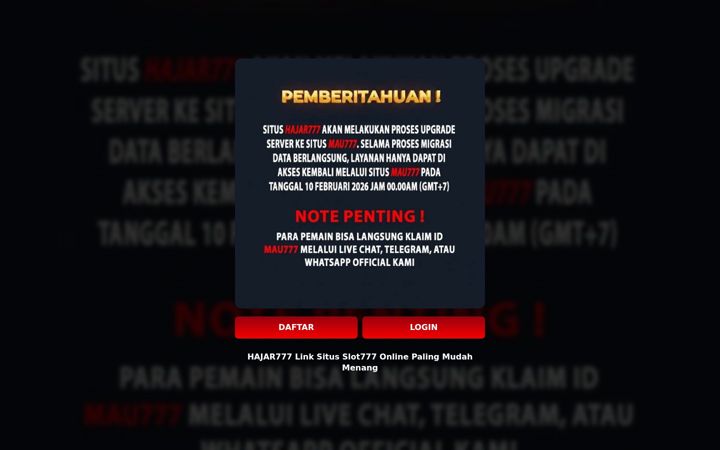 Snimka zaslona za hajar777.com