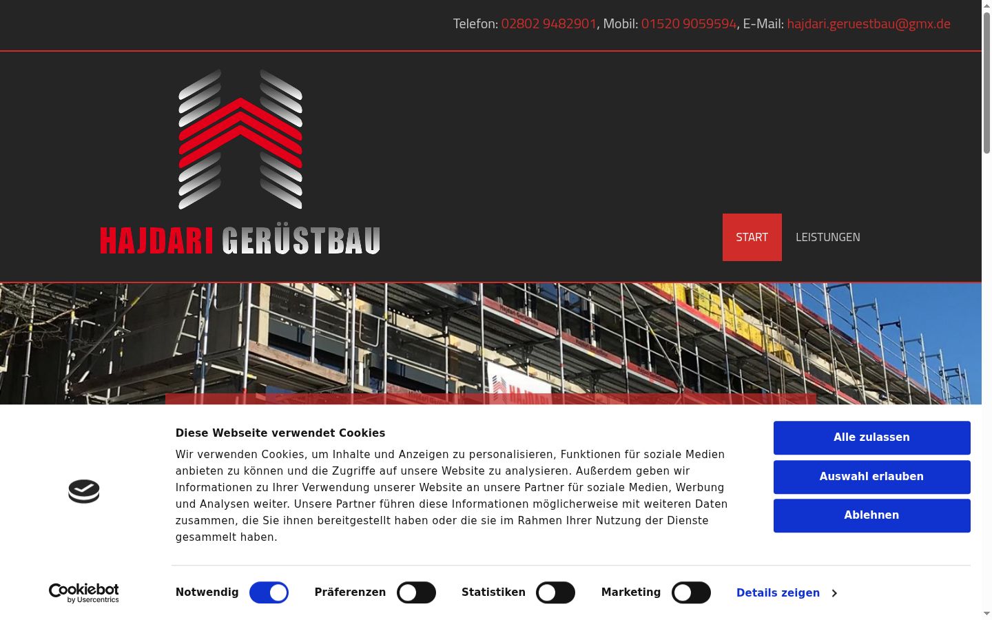 Sutikimo reklamjuostės, rodytos prieš bet kokią sąveiką, ekrano kopija