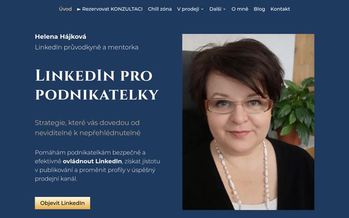 Screenshot of hajkovaonline.cz