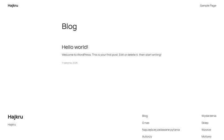 Screenshot of hajkru.pl