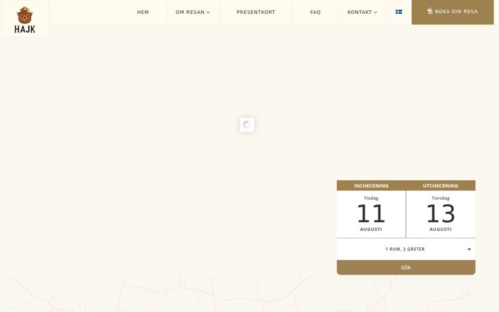 Screenshot of hajksweden.se