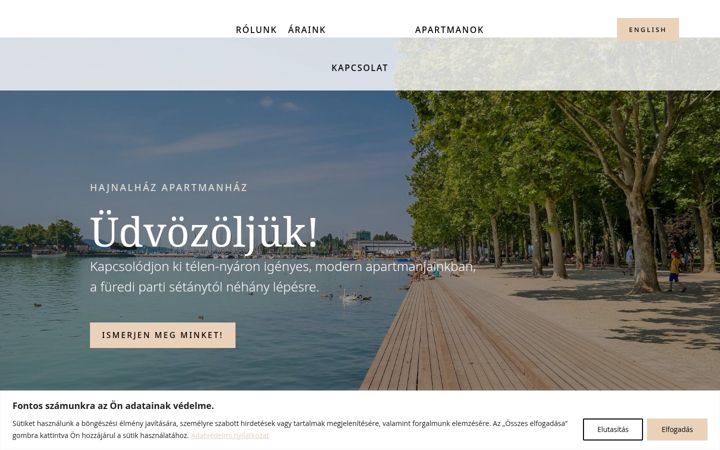 Screenshot of hajnalhaz.hu