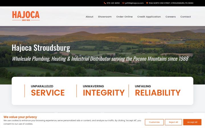 Screenshot of hajocastroudsburg.com