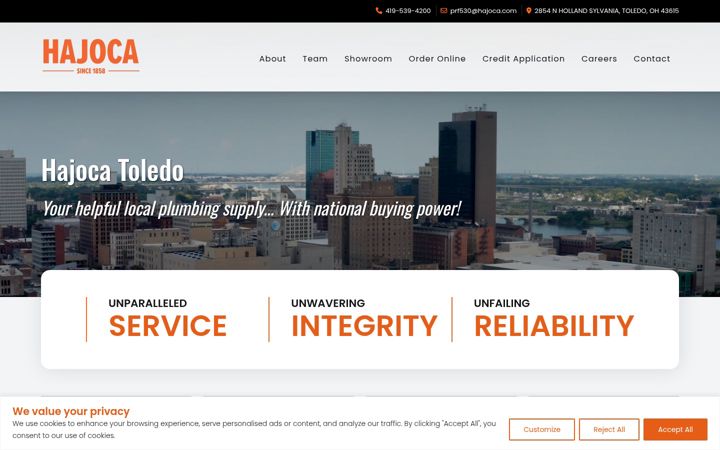 Screenshot of hajocatoledo.com