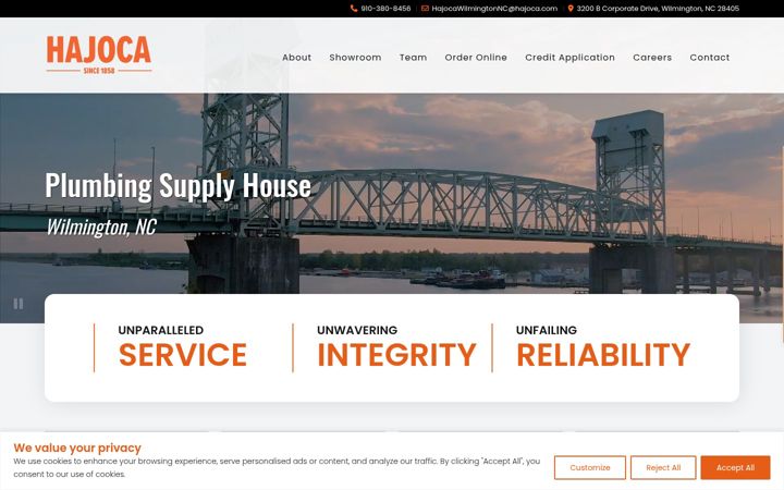 Screenshot of hajocawilmingtonnc.com