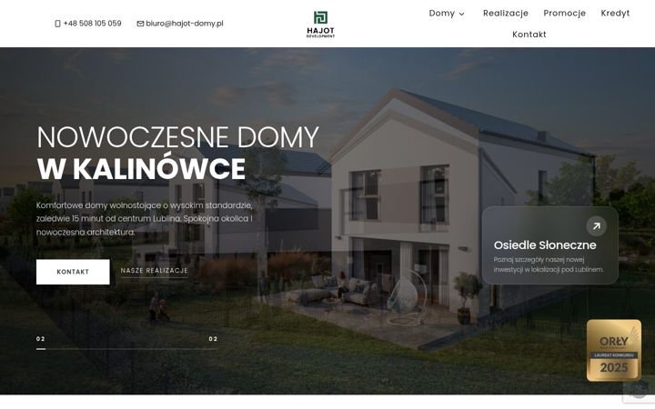 Skærmbillede af hajot-domy.pl
