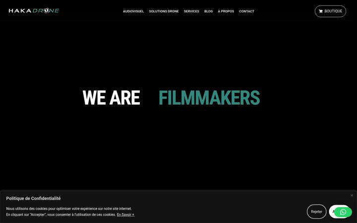 Screenshot of hakadrone.com