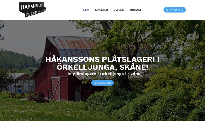 Screenshot of hakanssonsplatslageri.se