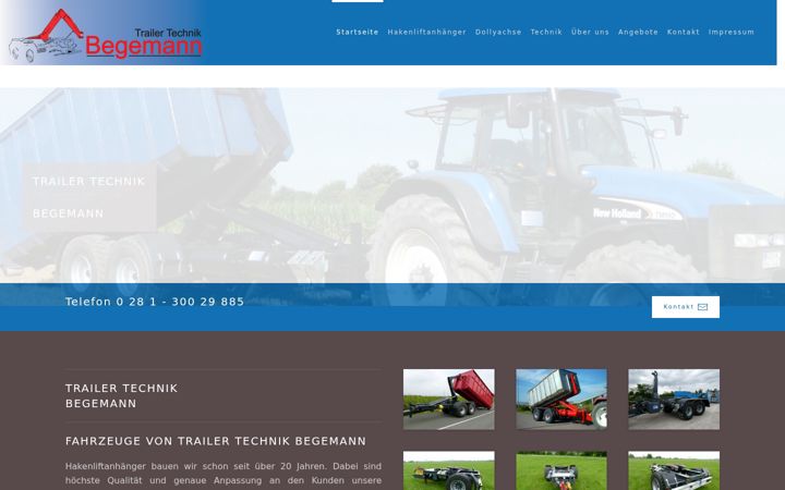 Screenshot of hakenlift-anhaenger.de