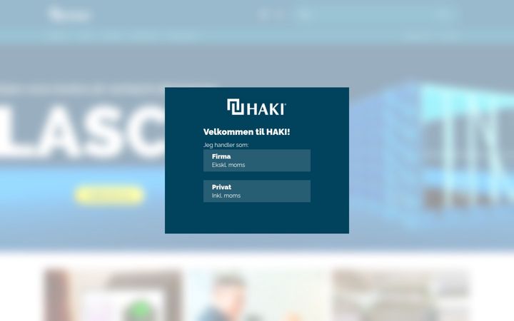 Screenshot of haki.dk