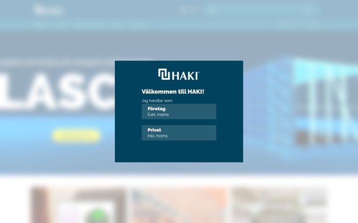 Screenshot of haki.se