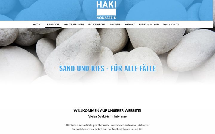 Screenshot of hakibau.de