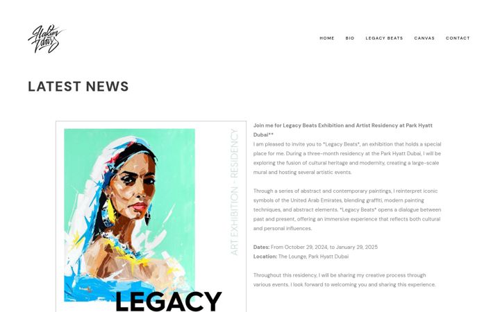 Screenshot of hakimidriss.com