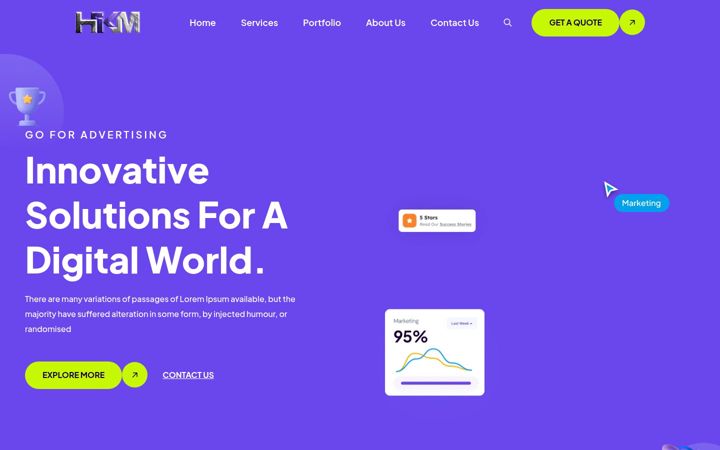 Screenshot of hakimiprod.com