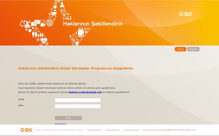 Screenshot of haklarinizisekillendirin.com