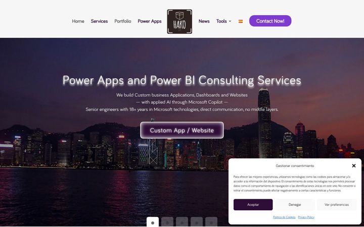 Screenshot of hakoit.com