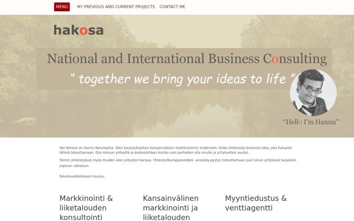 Screenshot of hakosa.com