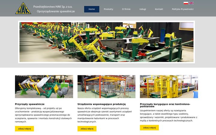 Screenshot of hakspawanie.com.pl
