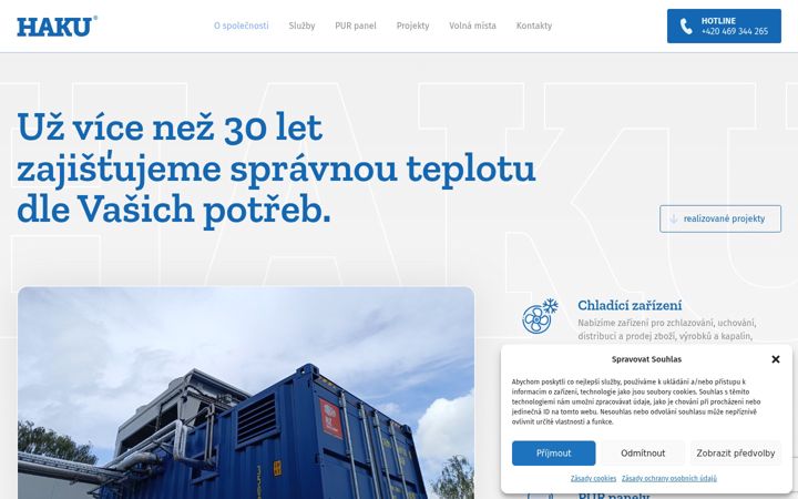 Screenshot of haku.cz