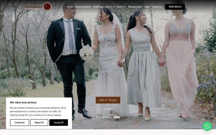 Screenshot of hakunamatata.co.za