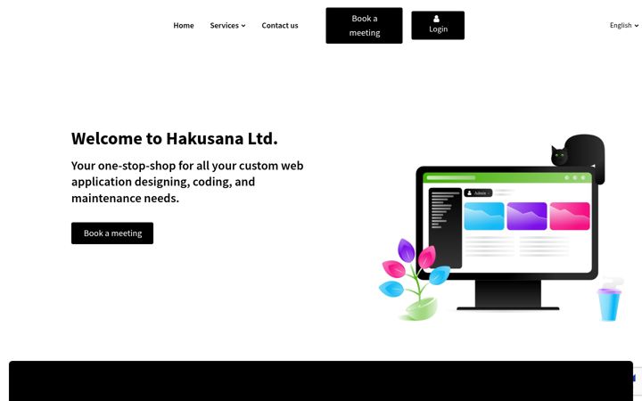 Screenshot of hakusana.com