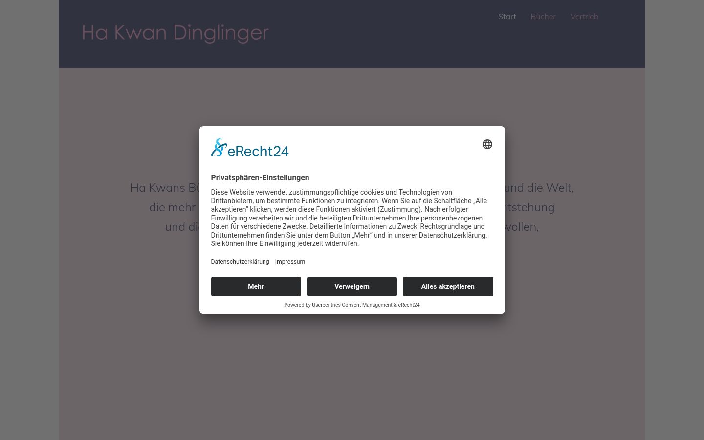 Screenshot tal-banner tal-kunsens muri qabel kwalunkwe interazzjoni