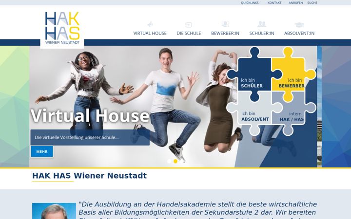 Screenshot of hakwr-neustadt.ac.at