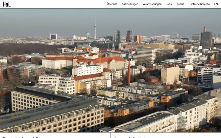 Screenshot of hal-berlin.de