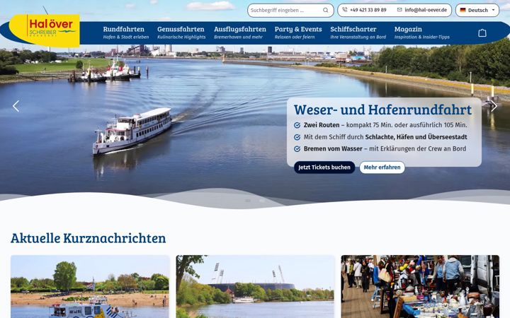 Screenshot of hal-oever.de