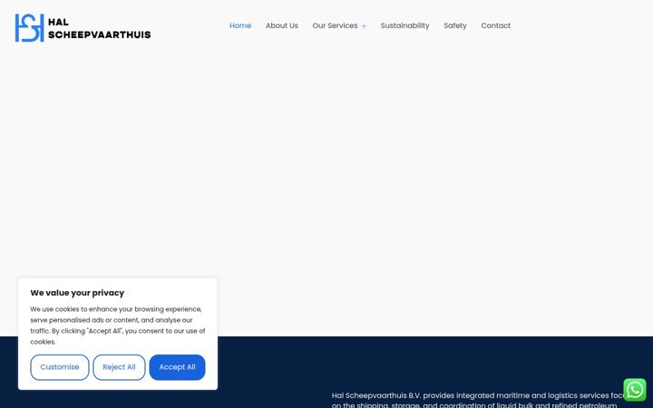 Screenshot of hal-th.com