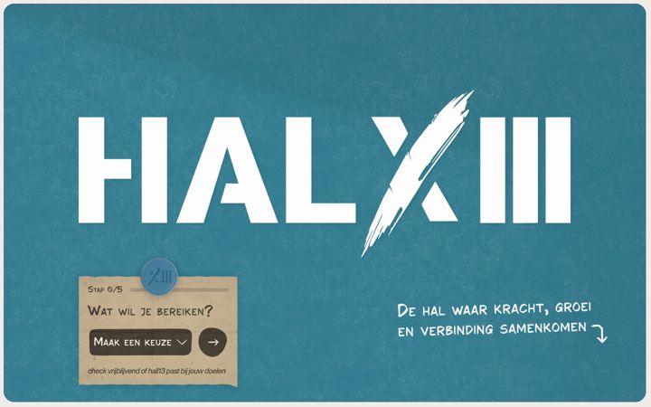 Screenshot of hal13.nl