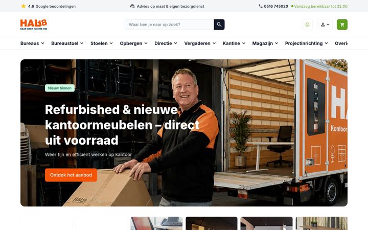 Screenshot of hal18.nl