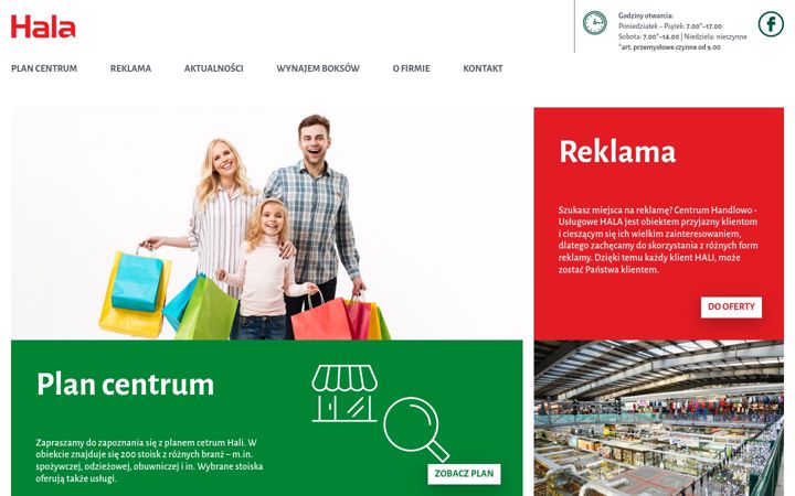 Screenshot of hala.com.pl