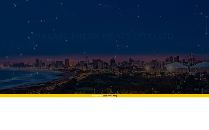 Screenshot of halaalfreshmeats.co.za
