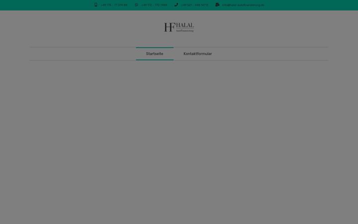 Screenshot of halal-autofinanzierung.de