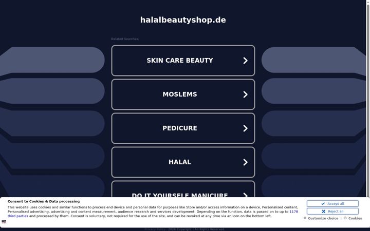 Screenshot of halalbeautyshop.de