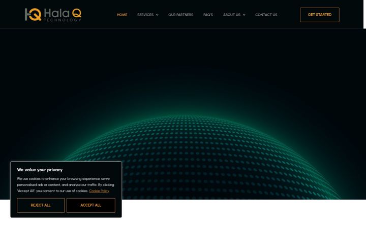 Screenshot of halaqtech.com
