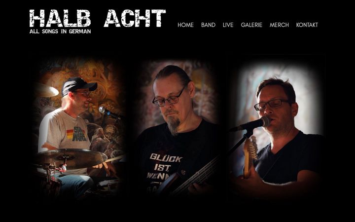 Screenshot of halbachtmusik.de