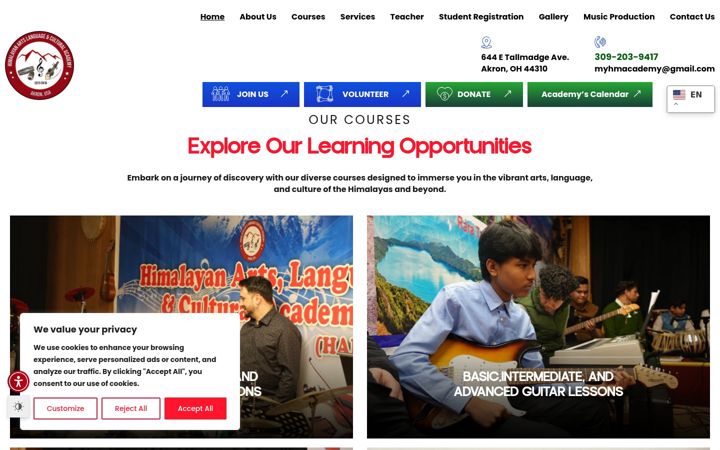 Screenshot of halca.org