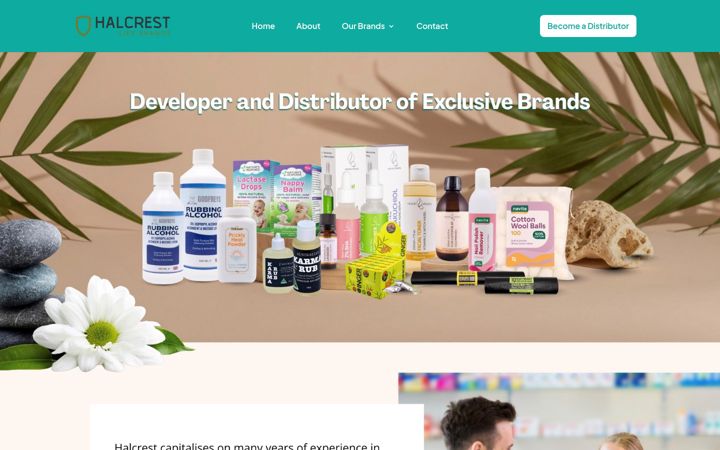 Screenshot of halcrest.com