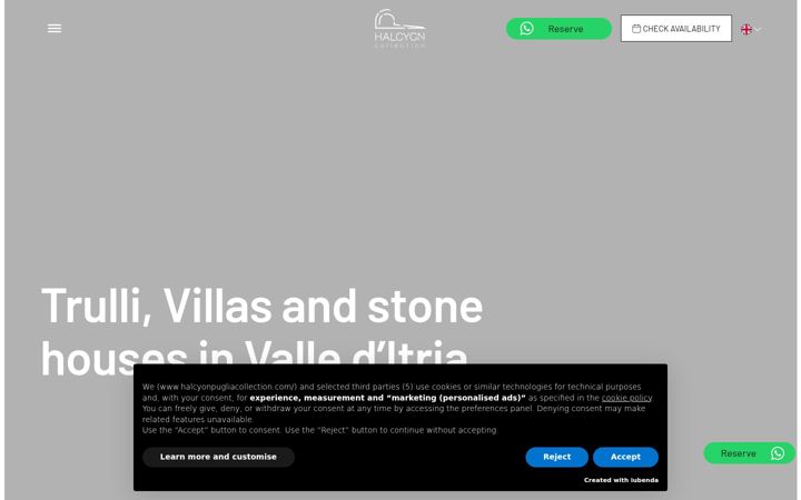 Screenshot of halcyonpugliacollection.com