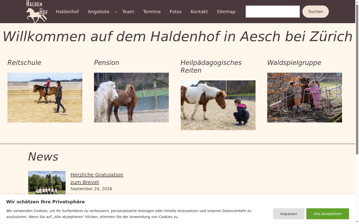 Screenshot van de toestemmingsbanner zoals getoond vóór enige interactie