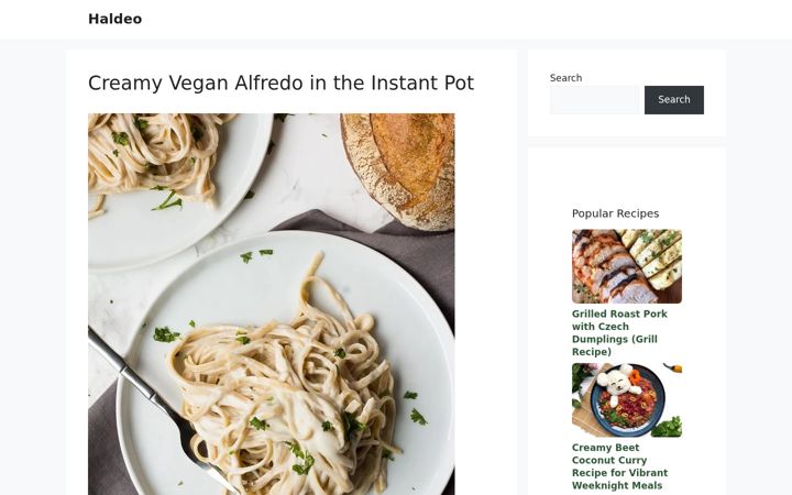 Screenshot of haldeo.com