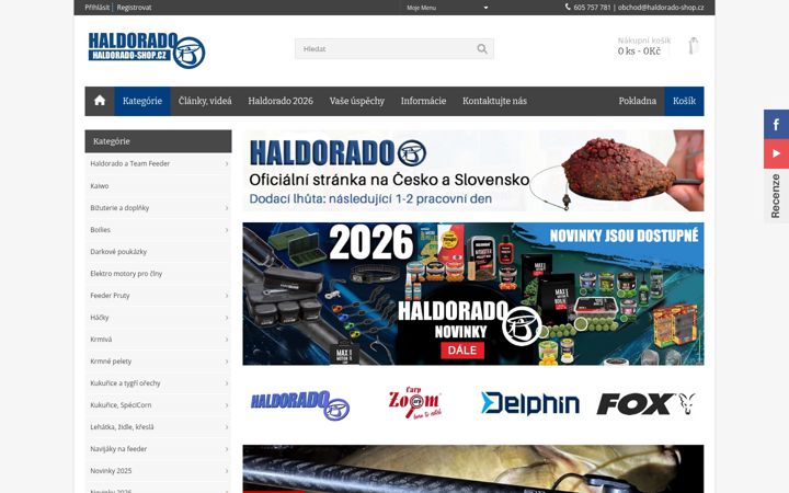 Screenshot of haldorado-shop.cz