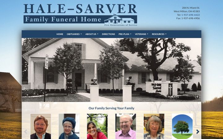 Screenshot of hale-sarver.com