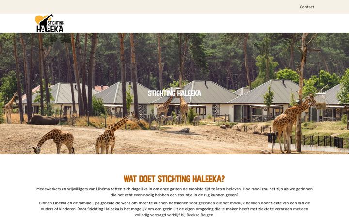 Screenshot of haleeka.nl
