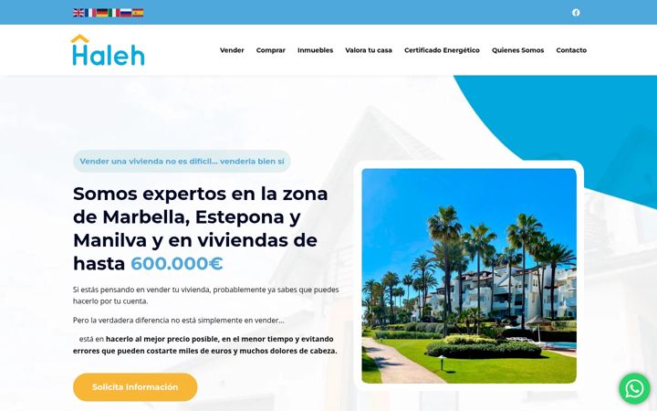 Screenshot of haleh.es